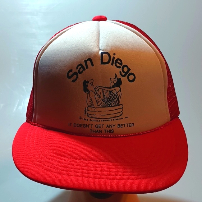 Vintage San Diego Trucker Hat Snapback